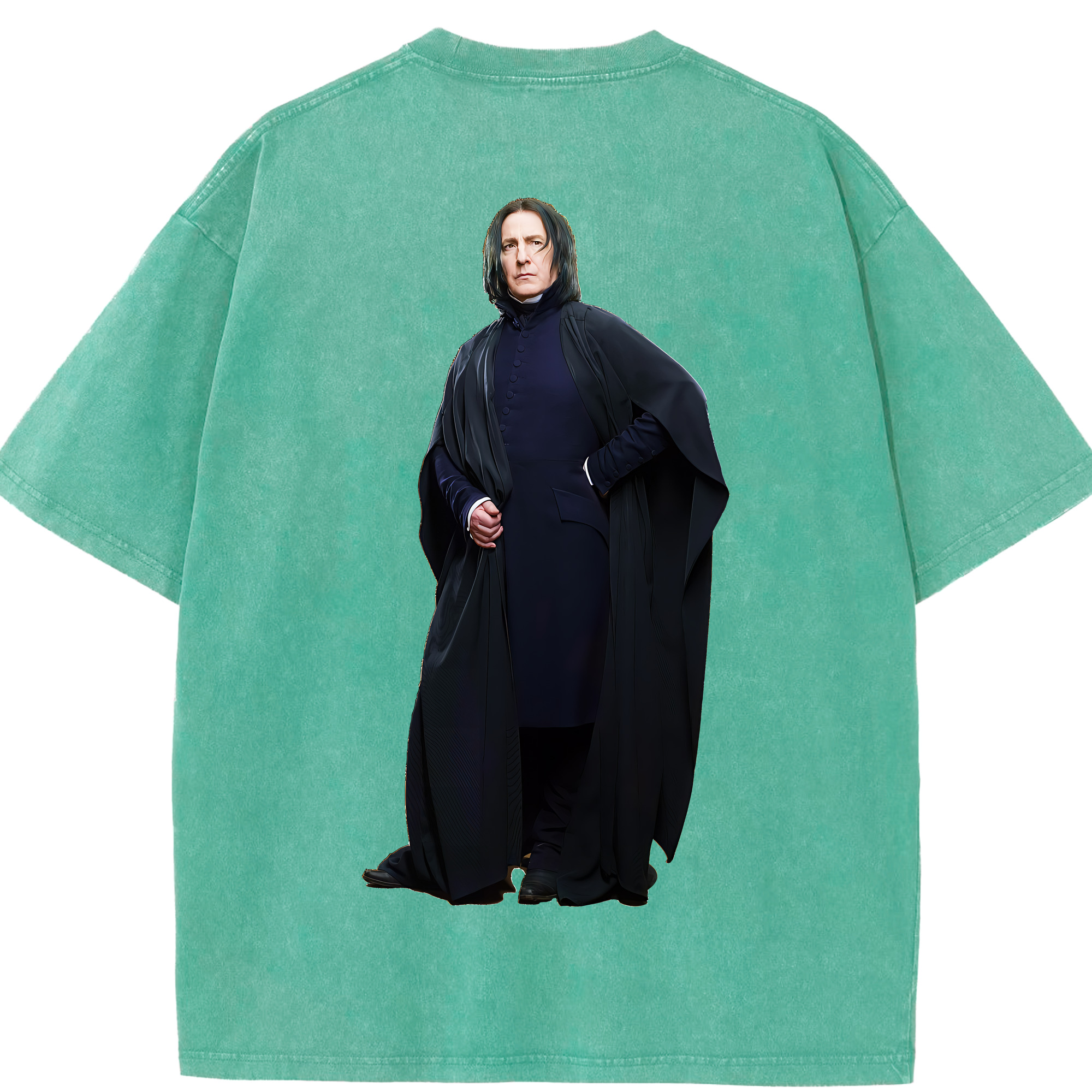 （画像用） Harry Potter ハリー・ポッターシリーズ 綿100% ヴィンテージ風 半袖Tシャツ（背面プリント）
